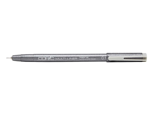 Copic Multiliner Gray 0.1 Inking Pen