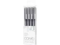Copic Multiliner Inking Pens 4 Piece COOL GRAY Set