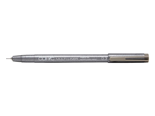 Copic Multiliner Warm Gray 0.3mm Inking Pen