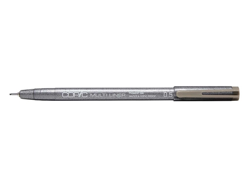 Copic Multiliner Warm Gray 0.5mm Inking Pen