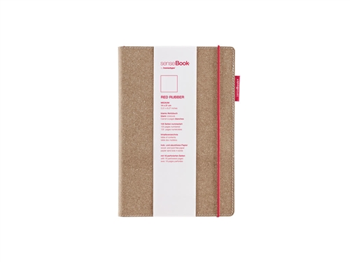 senseBook 6x8 Red Rubber Blank