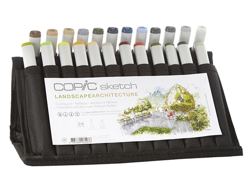 Copic Landscape / Architecture 24 Sketch Marker Set