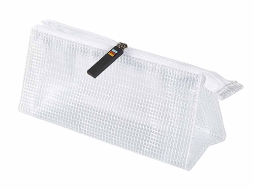 COPIC Zipper Pouch - small marker storage travel bag case clear ~7x2.5x2.5 inch