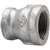 ProSource 24-3/8X1/4G Reducing Pipe Coupling, 3/8 x 1/4 in, Threaded, Malleable Steel, SCH 40 Schedule