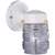 Boston Harbor Outdoor Wall Lantern, 120 V, 60 W, A19 or CFL Lamp, Steel Fixture, White, White Fixture
