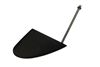 Buy Stellar 4" understern weedless rudder for surfski kayaks at Paddle Dynamics