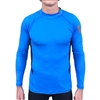 "SALE" NEW Vaikobi L/S UV Spandex Rash Top -CYAN, Buy at Paddle Dynamics