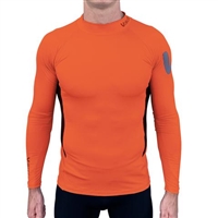 ** ON SALE **NEW Vaikobi L/S UV Spandex Rash Top - Orange