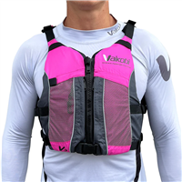 SALE,  VAIKOBI V3 OCEAN RACING PFD LIFE JACKET - FLURO PINK/GREY  at Paddle Dynamics