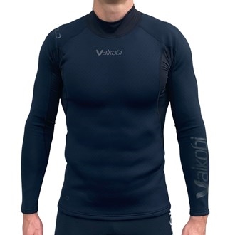 ** ON SALE ** Vaikobi VCOLD FLEX L/S Paddle Top STEALTH BLACK at Paddle Dynamics