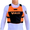 **SALE**. NEW Vaikobi VXP Race Vest PFD / Life Jacket - Fluro Orange/Black at Paddle Dynamics