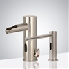 Fontana Brushed Nickel Commercial Automatic Temperature Control Thermostatic Sensor Tap with Matching Soap Dispenser