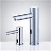 Solo Chrome Touchless Motion Activated Sink Faucet and Soap Dispenser