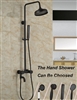 Solid Brass Rain ShowerSet Single Handle Oil Rubbed Bronze W/ Hand Shower Sprayer