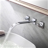 Architectural Design Latori Wall Faucet Double Handles Chrome