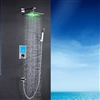 Fontana Flavia Digital Color Changing LED Rainfall Hospitality Shower Set