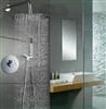 Lenox 2-way shower set - round brass  Luxury Hotel Showerhead Set