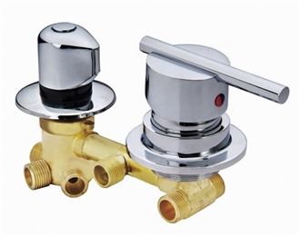 Copper shower mixing valve 2/3/4/5 way water outlet cold and hot waterFS6119CV