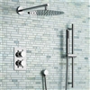 Trialo Shower Set with Built in Thermostatic Mixing Valve and Hand Held