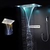 Livorno Multi Function 23" by 31" Ceiling Mount LED Shower Set with Hand Held Shower