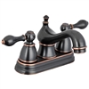 Contemporary Hotel Bathroom Vanity Sink 4" Centerset Lavatory Faucet  Oil Rubbed Bronze