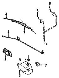 Mazda B2200  Linkage | Mazda OEM Part Number UC91-67-360