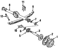 Mazda B2200  Wheel bearing seal | Mazda OEM Part Number UB40-26-157