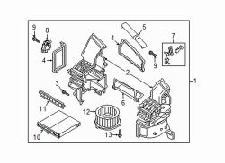 Mazda CX-3  Blower motor | Mazda OEM Part Number DD2F-61-B10