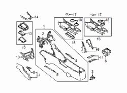 Mazda CX-3  Shift panel | Mazda OEM Part Number DA7G-64-340-0A