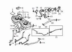 Mazda CX-3 Right Insulator retainer clip | Mazda OEM Part Number GJ6A-42-631