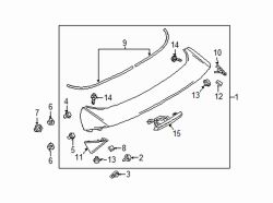 Mazda CX-3 Right Side support protector | Mazda OEM Part Number D11B-51-9B5