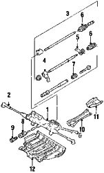 Mazda MX-6  Inner boot | Mazda OEM Part Number G309-32-125