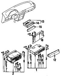 Mazda Protege  Installation kit | Mazda OEM Part Number BR71-66-9X0
