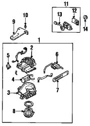 Mazda MPV  Core | Mazda OEM Part Number LA03-61-D10