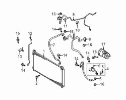 Mazda CX-9  AC tube | Mazda OEM Part Number TD11-61-463