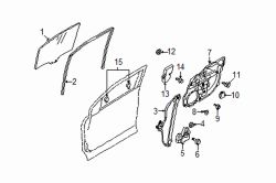 Mazda CX-9 Left Carrier grommet | Mazda OEM Part Number BF67-51-261