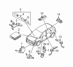 Mazda CX-9  Antenna | Mazda OEM Part Number L208-67-6N0B