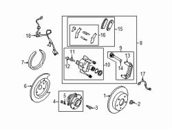 Mazda CX-9 Left Bleeder valve cap | Mazda OEM Part Number F151-33-693