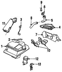 Mazda Miata  Filler tube shield | Mazda OEM Part Number NB44-42-290