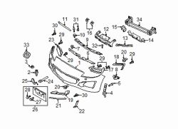 Mazda RX-8 Left Lamp cover | Mazda OEM Part Number F189-50-C23B