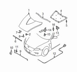 Mazda RX-8  Release cable | Mazda OEM Part Number FE05-56-720D