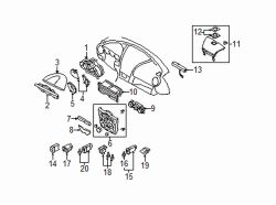 Mazda RX-8  Heater control | Mazda OEM Part Number FE81-61-190