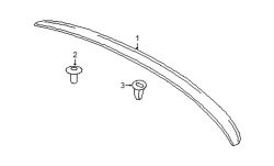 Mazda RX-8  Spoiler fastener | Mazda OEM Part Number D201-51-146