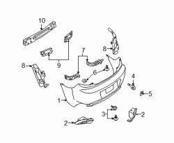 Mazda RX-8 Left Splash shield | Mazda OEM Part Number F151-50-351D