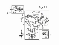 Mazda 5 Right Seat heat switch | Mazda OEM Part Number CD84-66-420-02