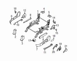 Mazda 5 Right Rail cover | Mazda OEM Part Number CE49-88-086-34