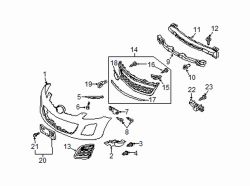 Mazda CX-7 Right Impact bar mount bolt | Mazda OEM Part Number 9YA0-2A-004
