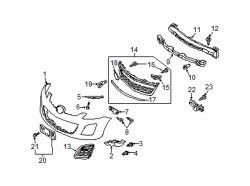 Mazda CX-7 Left Impact bar mount bolt | Mazda OEM Part Number 9YA0-2A-004