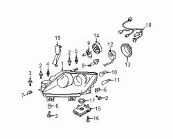 Mazda CX-7 Right Socket & wire | Mazda OEM Part Number E221-51-0H5