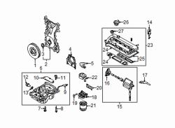 Mazda CX-7  Drain plug | Mazda OEM Part Number LFE5-10-404